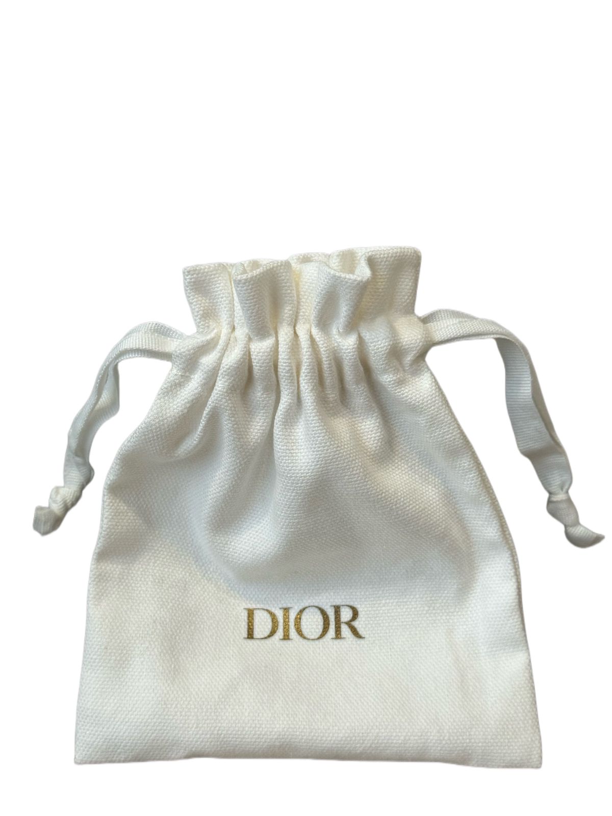 Dior Makeup Pouch Serut Mini - White