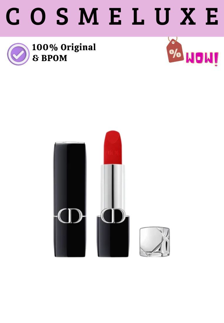 Dior Rouge Dior Lipstick - 999 Velvet Finish