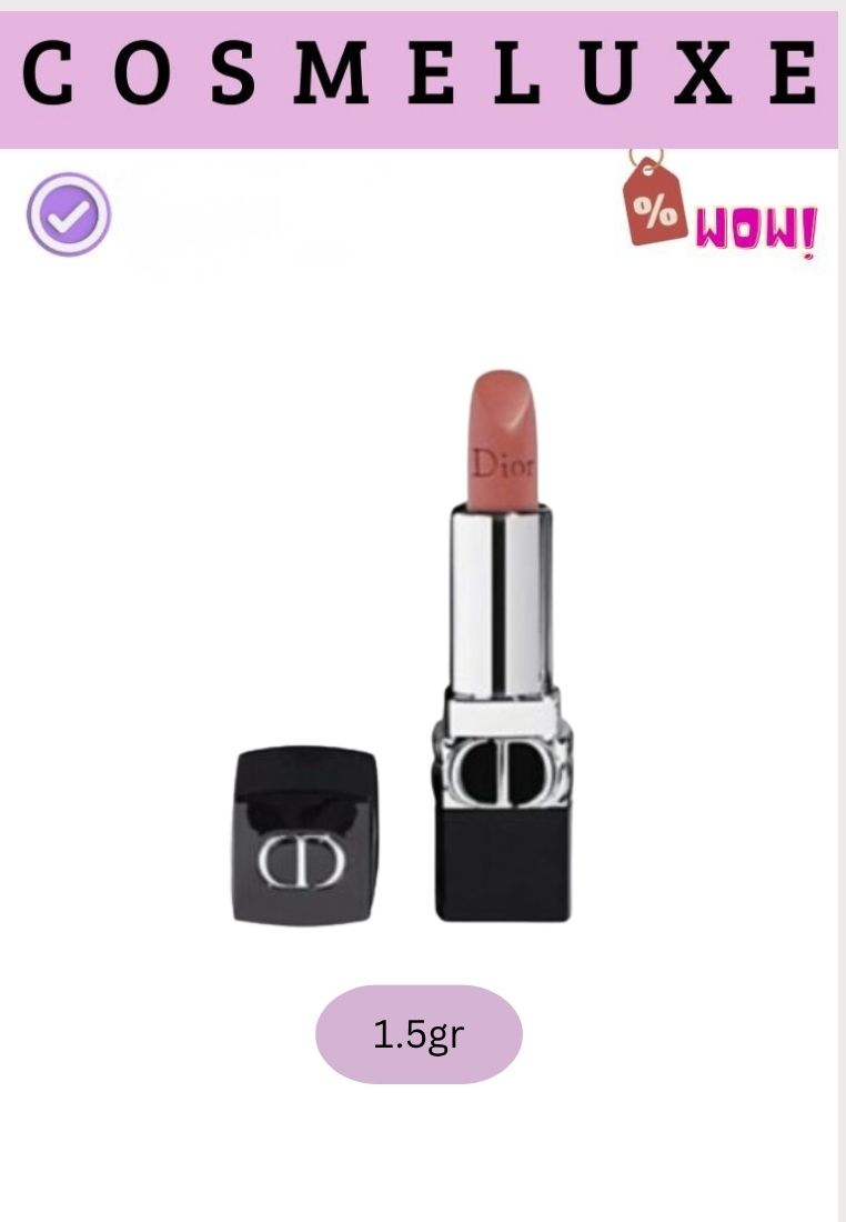 Dior Rouge Mini Lipstik Velvet Nude Look 100