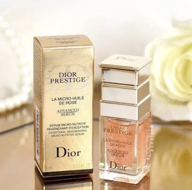 Dior Prestige La Micro-Huile De Rose Advanced Serum 5ml (Botol Beling)
