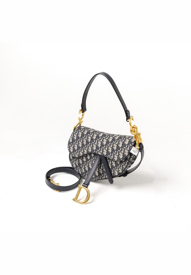 Dior Tas CHRISTIAN DIOR OBLIQUE SADDLE BAG 100% ORIGINAL