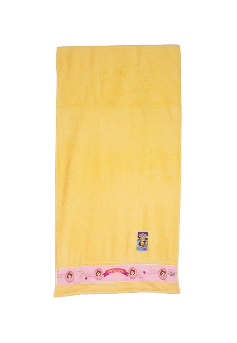 Disney Sofia The First Bath Towel Yellow