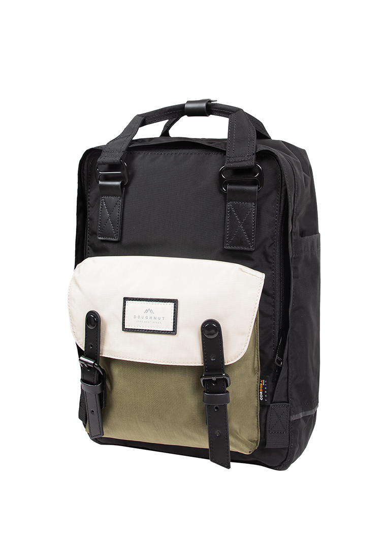 black doughnut backpack