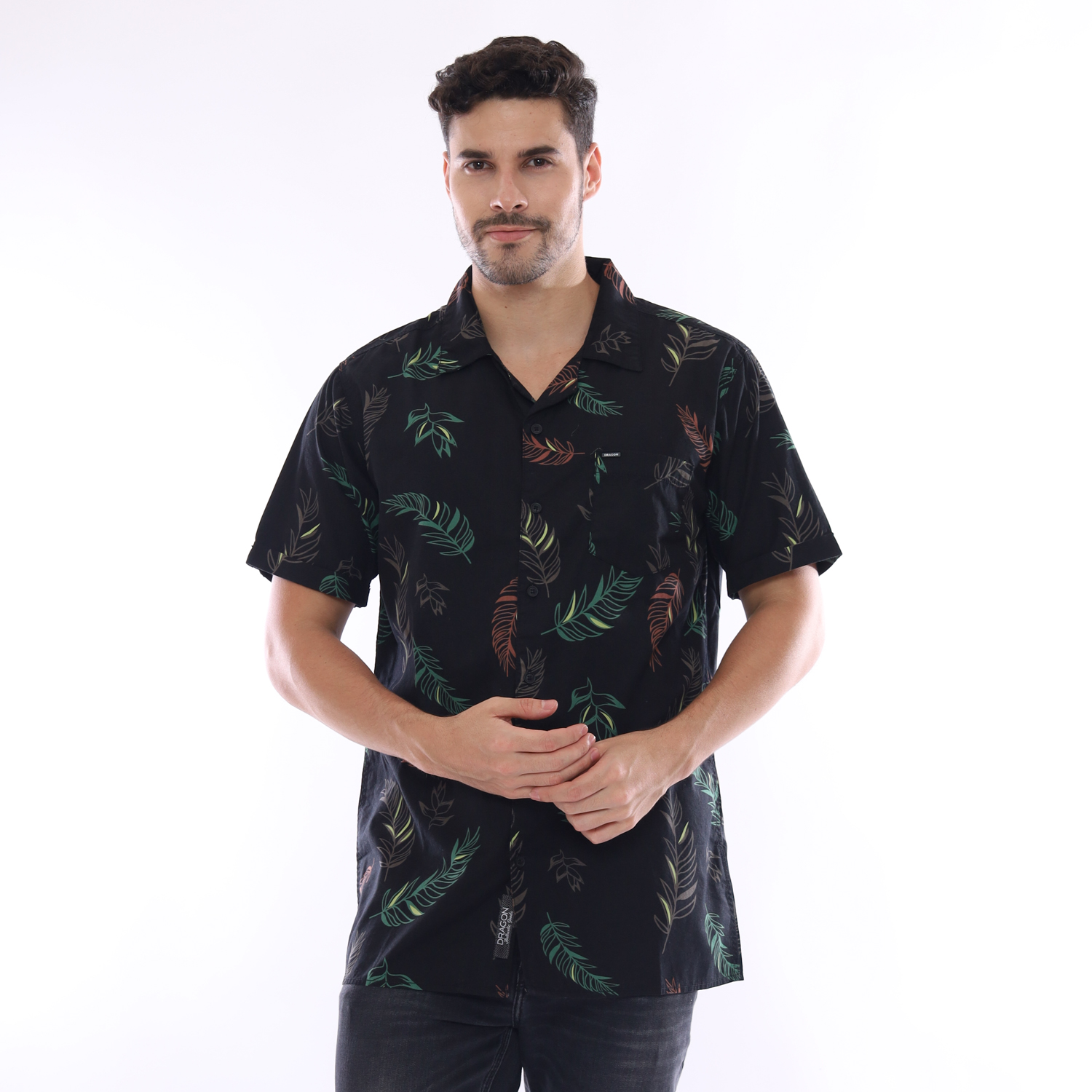 Dragon Alliance Dragon Kemeja Lengan Pendek Pria Grass Planet Surf