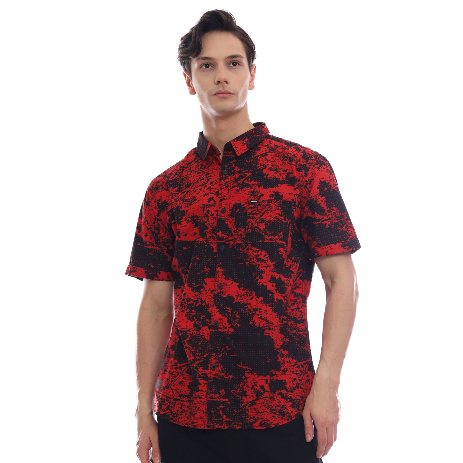 Dragon Alliance Dragon Kemeja Lengan Pendek Pria Corp Planet Surf