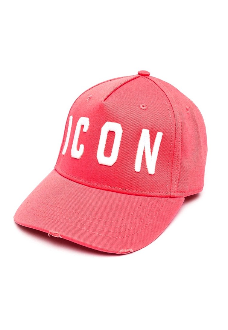 Dsquared2 Be Icon Baseball Cap in Pink,White for UNISEX