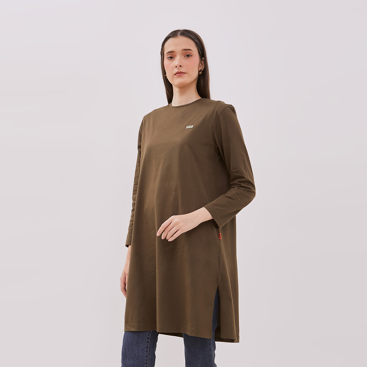 DUST Kaos Tunik Leyla Army (D.7601)