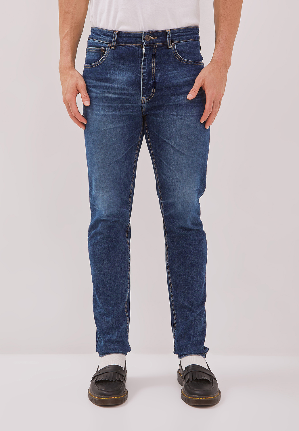 DUST Celana Slim Jeans Dinata Blue (DM.3728)