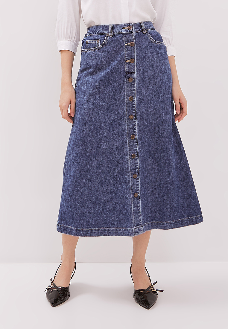 DUST Rok Denim Nurika Biru (D. 21146)