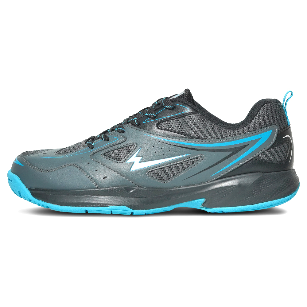 Eagle Odyssey Sepatu Badminton Warna Abu Tua Hitam