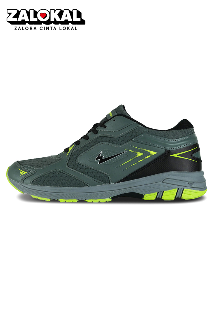 Eagle Sepatu Lari Run Rider - ABU TUA/CITRUN