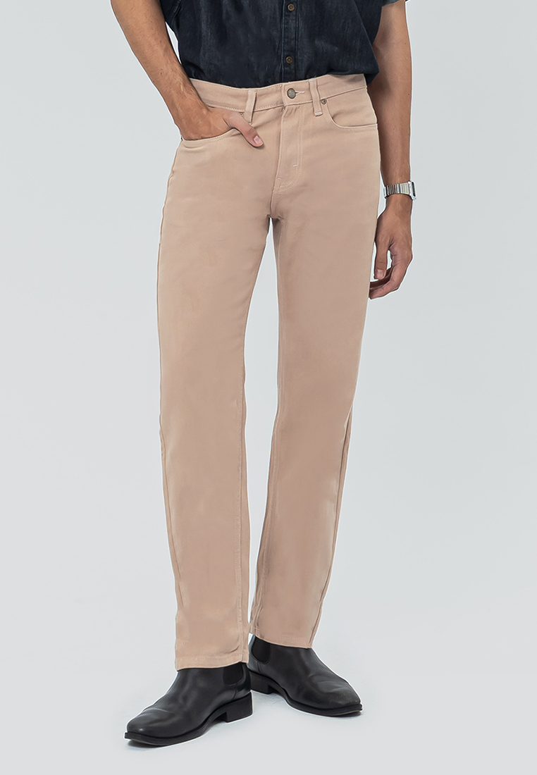 Edwin Jeans NEW MILAN LIGHT KHAKY Celana Panjang Jeans Colored Denim - Celana Panjang Colored Denim 