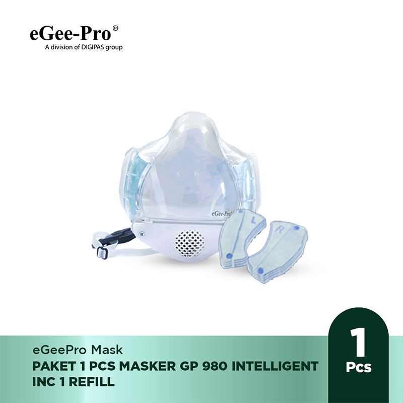 eGee-Pro Masker N95 GRADE eGeePro GP 980 INTELLIGENT ( MIC )