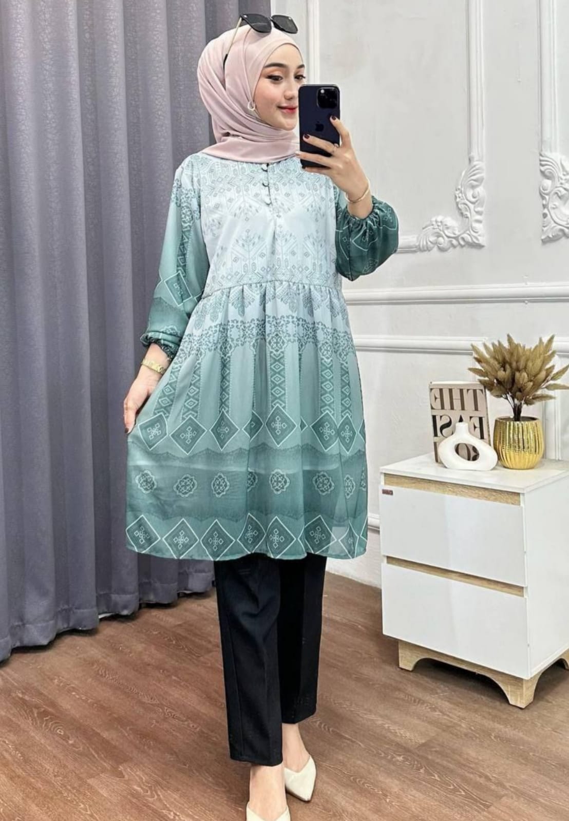 Elegant Batik Valena Tosca Blouse Batik Premium MYA