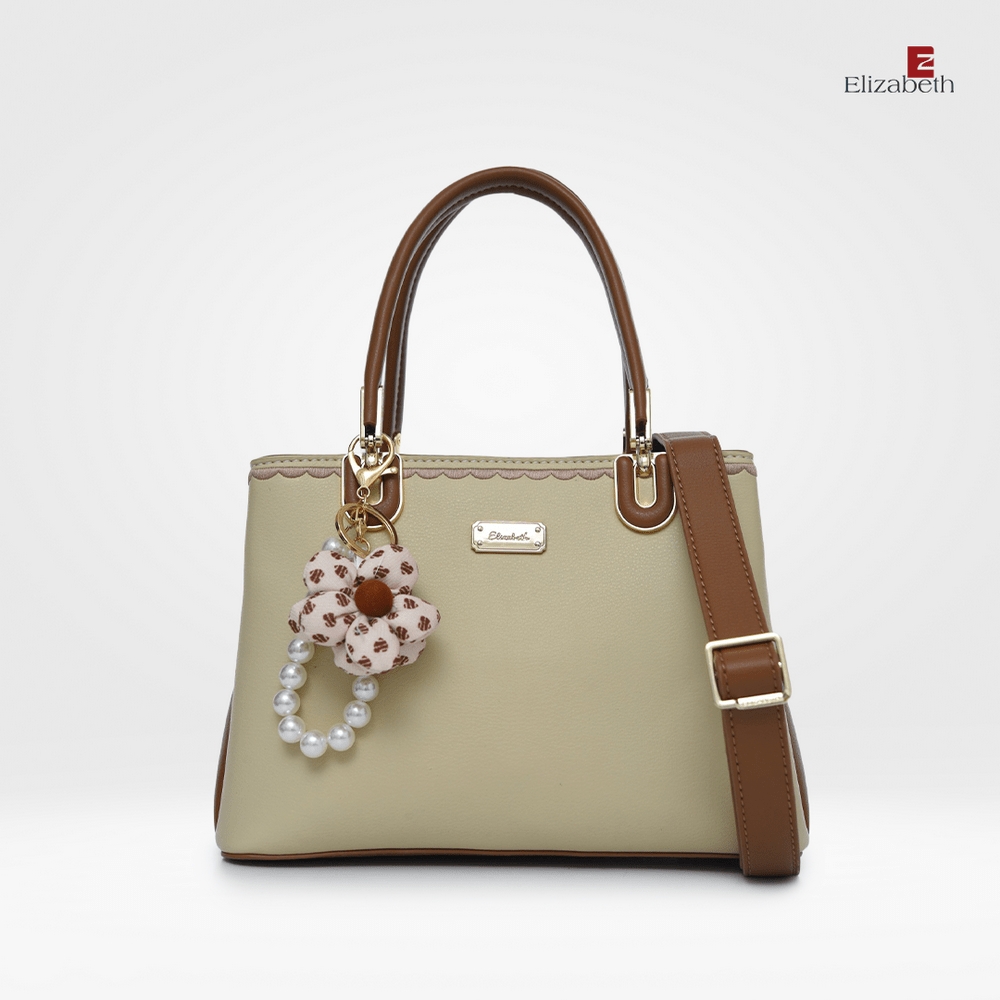 Elizabeth Bags Tas Elizabeth Handbag 0055-6420 Beige