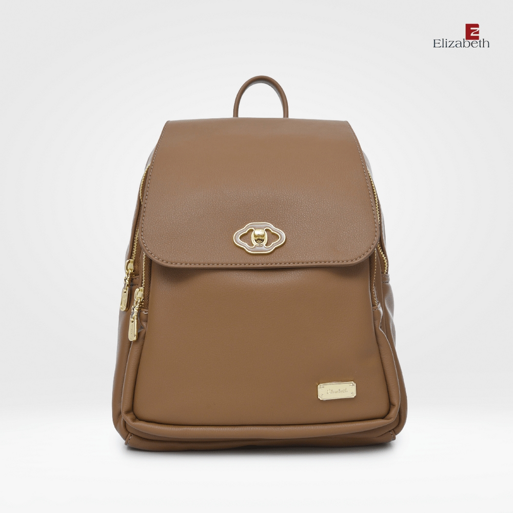 Elizabeth Bags Tas Ransel Wanita Elizabeth Backpack 0022-1045 Mocca