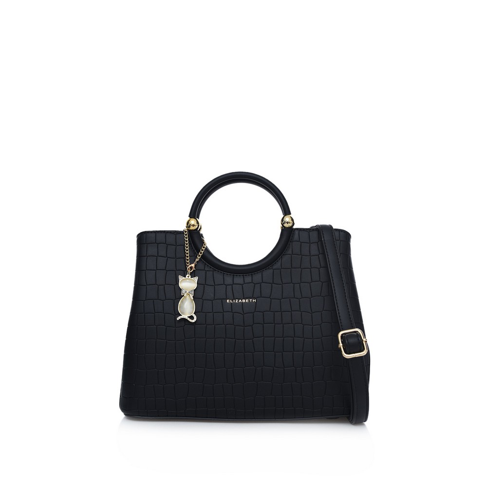 Elizabeth Bags Tas Elizabeth Veata Handbag Black