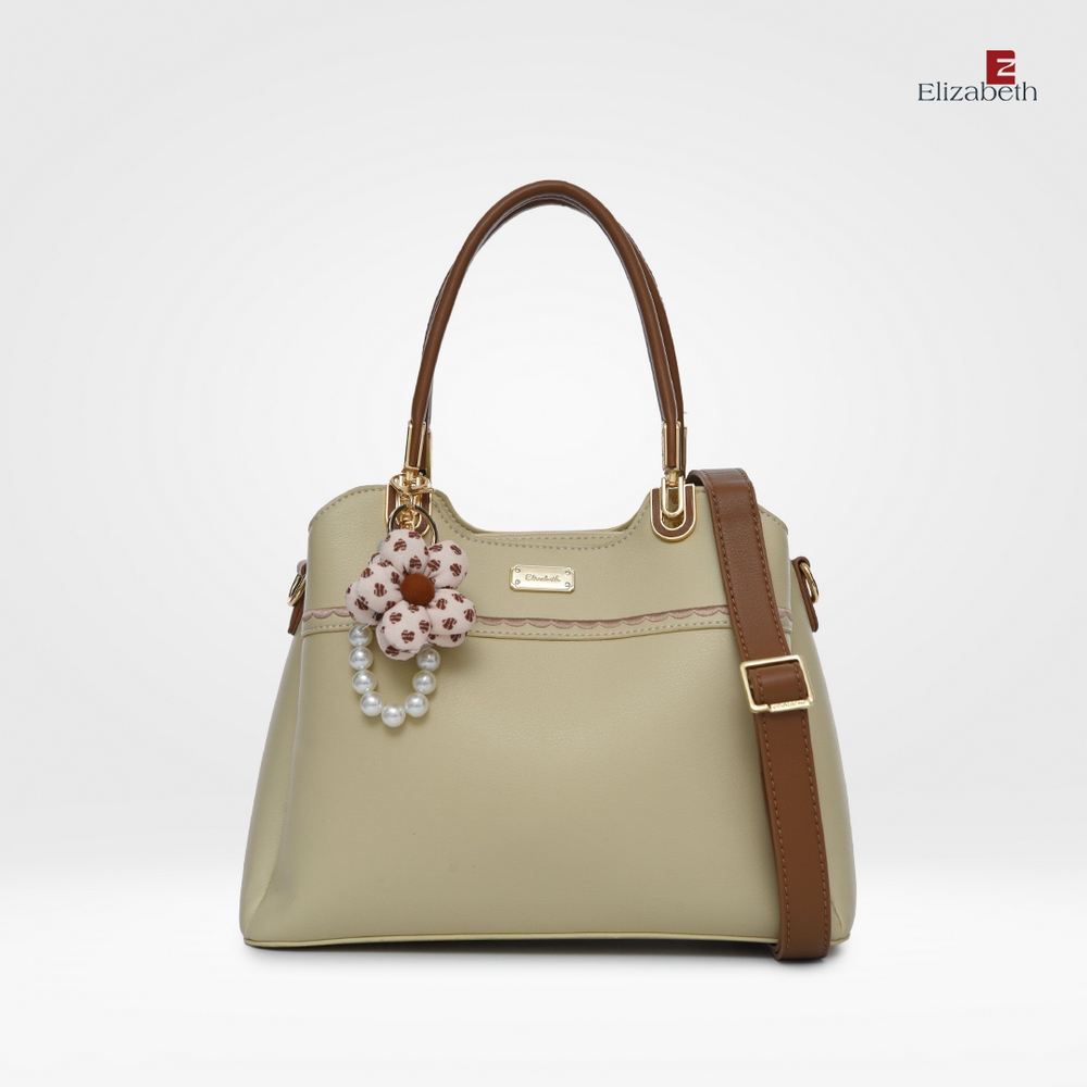 Elizabeth Bags Tas Elizabeth Handbag 0055-6421 Beige