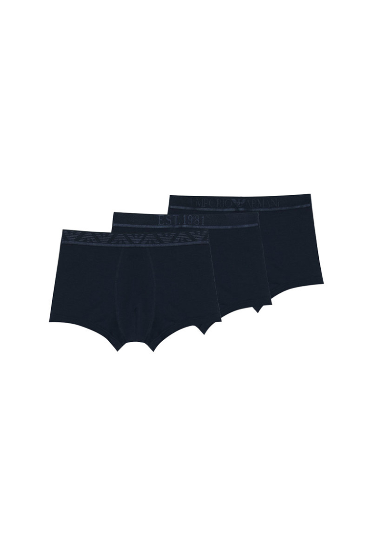 Emporio Armani Men's Underwear Three Pack in Blue EM000259 AF10780