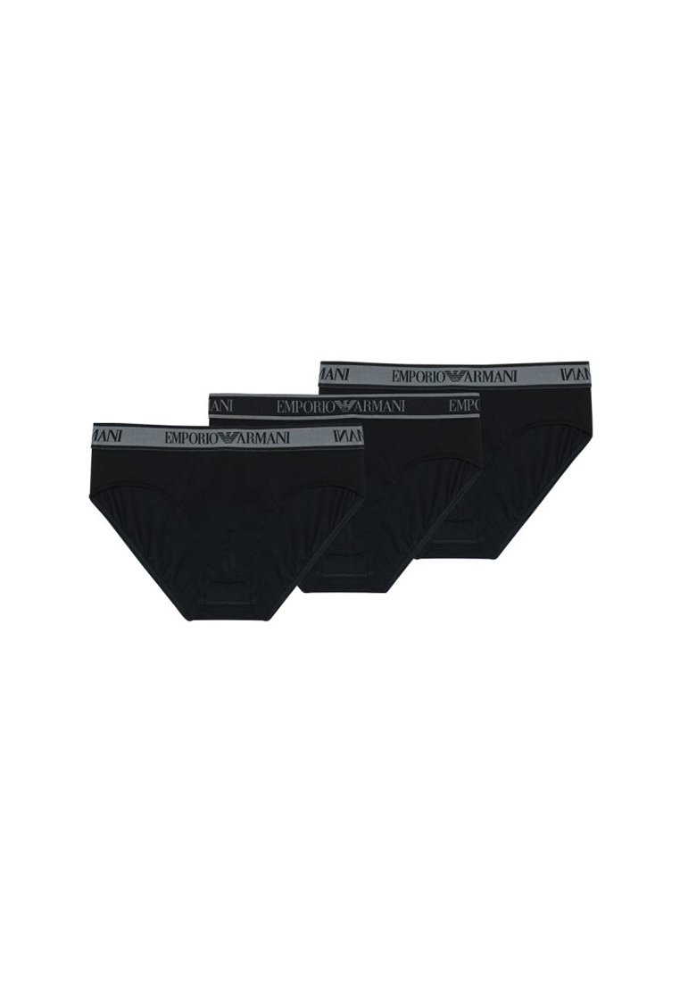 Emporio Armani Men's Underwear Three Pack in Black EM000258 AF10779