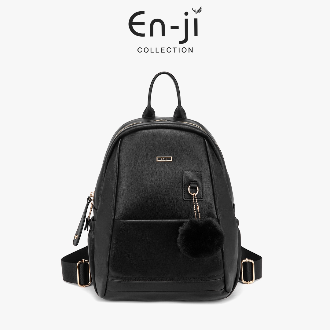 Enji En-ji Sowon Backpack Wanita Warna Black