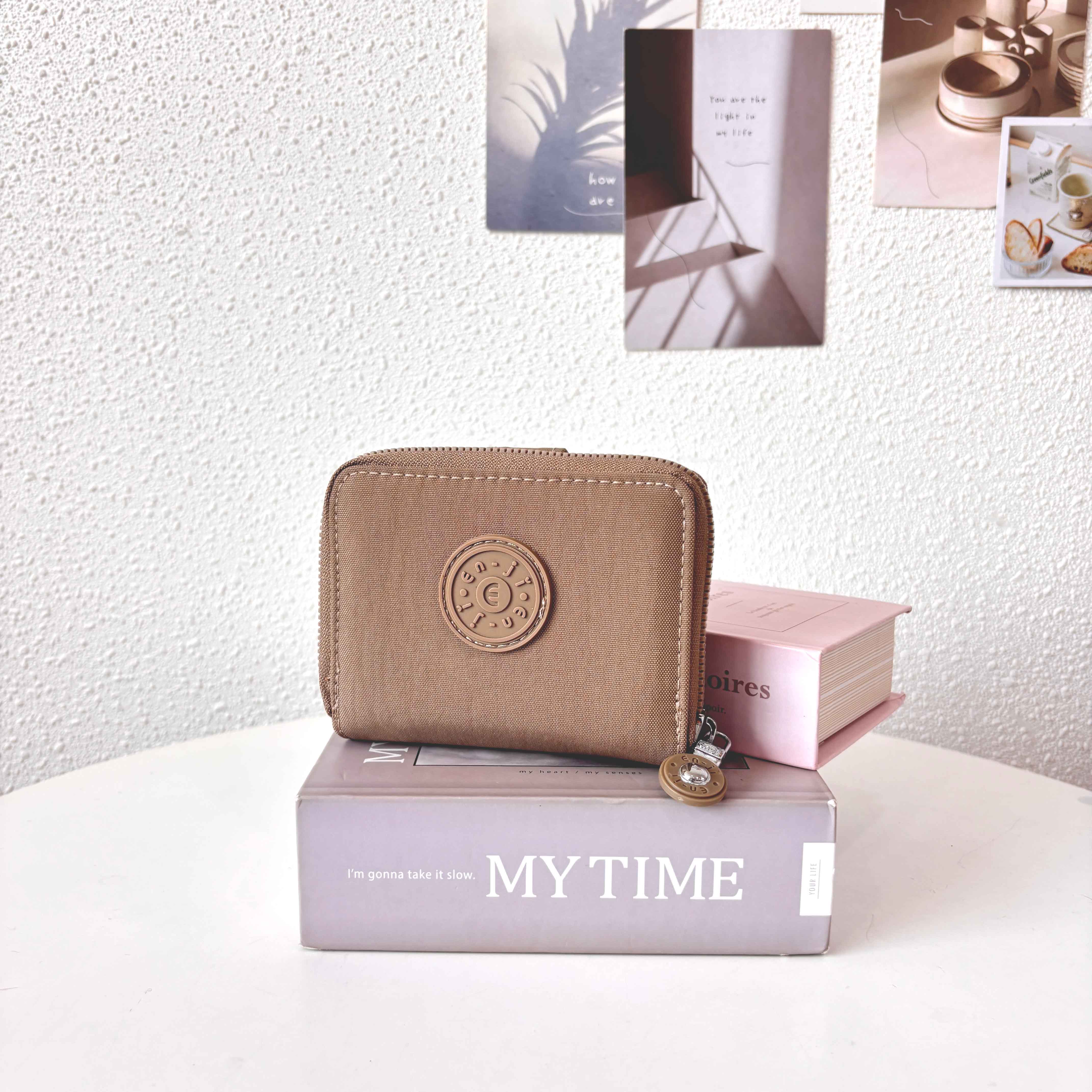 Enji En-Ji Omi Wallet Wanita Warna Tortilla