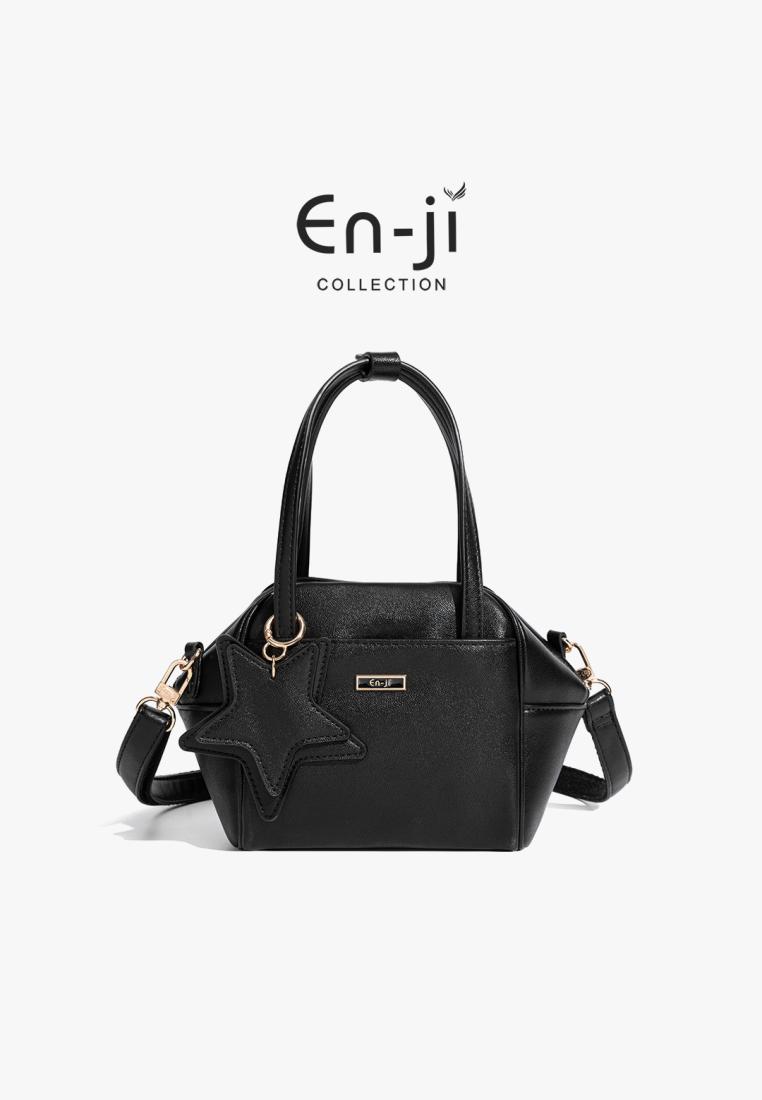 Enji En-Ji Ningning Handbag Wanita - Icy blue Warna Black