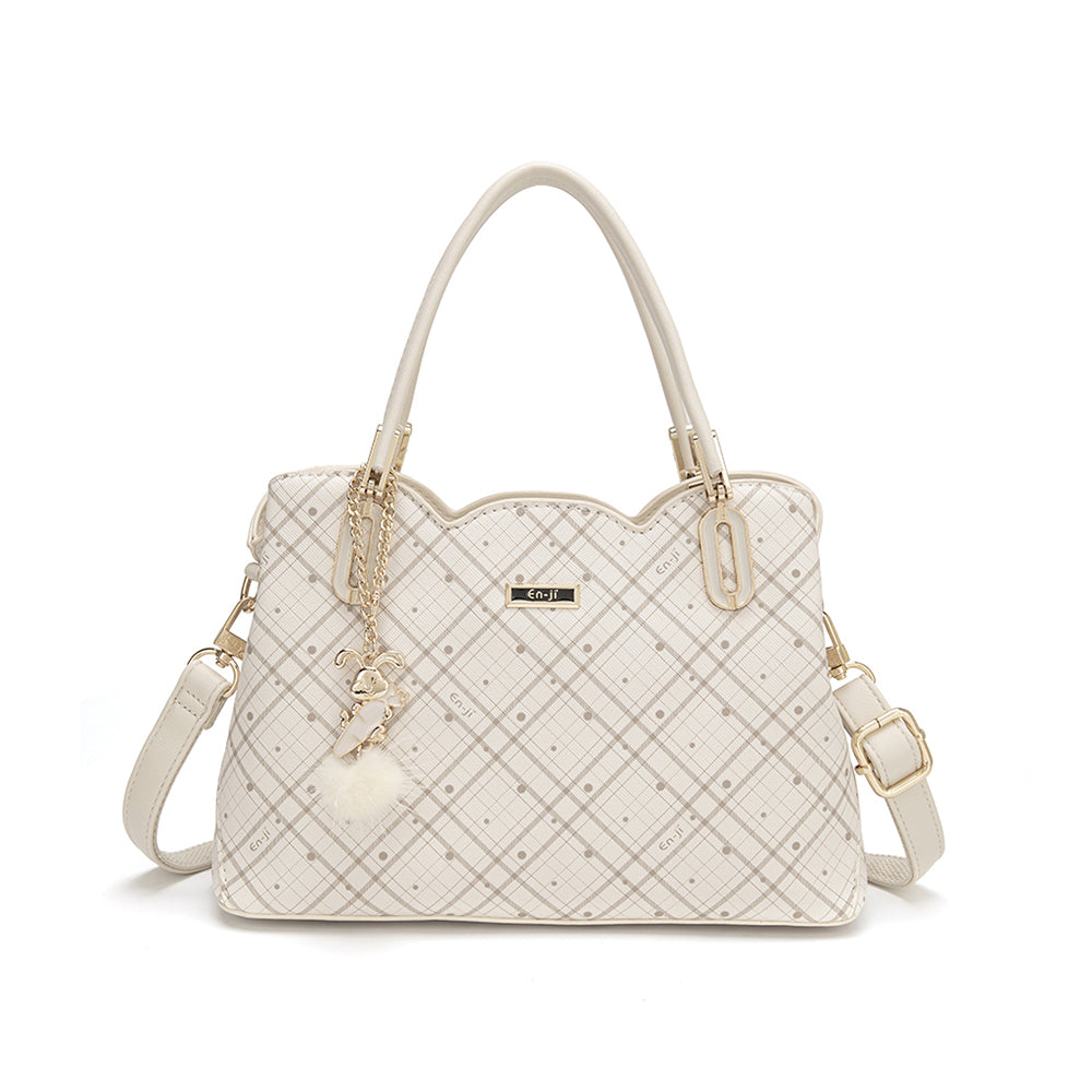 Enji En-ji Molka Handbag - Ivory