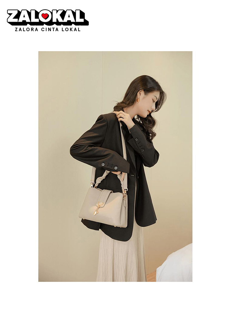 Enji En-ji Sassi Handbag  - Latte