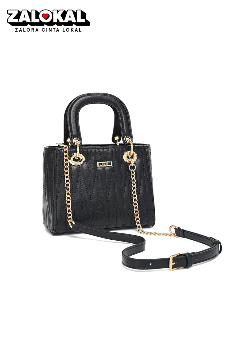 Enji En-ji Seora Handbag - Black