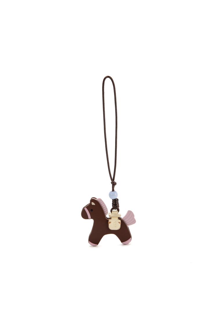 Enji En-Ji Uma Bag Charm - Warna Nougat