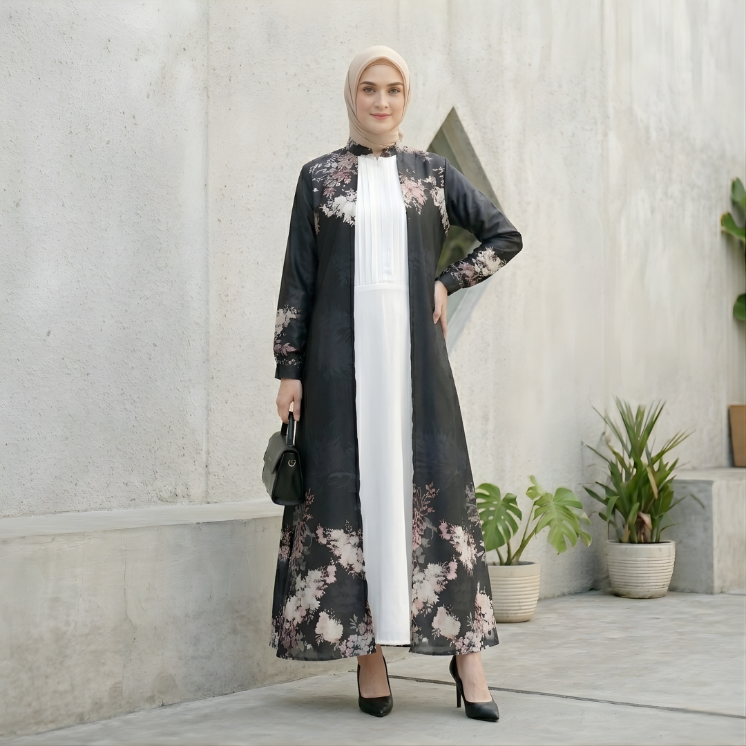 EPC Eddy P Chandra EPC Gamis Elvara - Black - The Ethnic Series