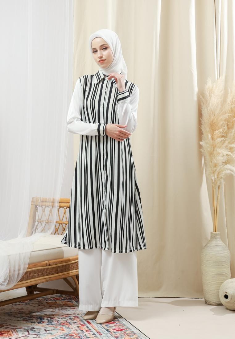 EPC Eddy P Chandra EPC Tunik Zoey - Black Stripe