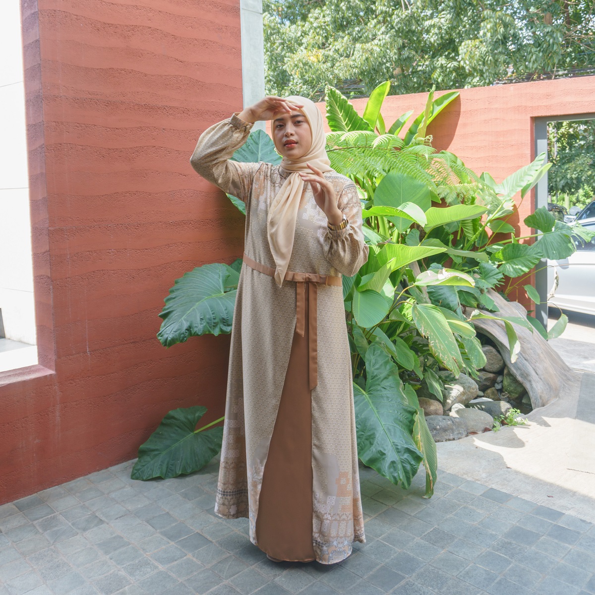 EPC Eddy P Chandra EPC Gamis Reisha - Macchiato - The Ethnic Series