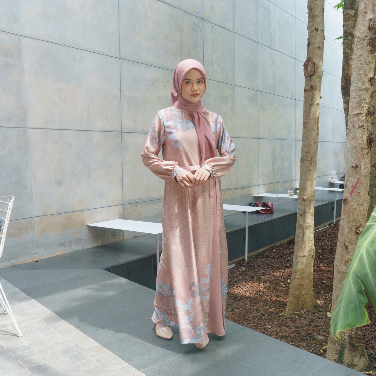 EPC Eddy P Chandra EPC Gamis Reisha - Dusty Pink - The Ethnic Series