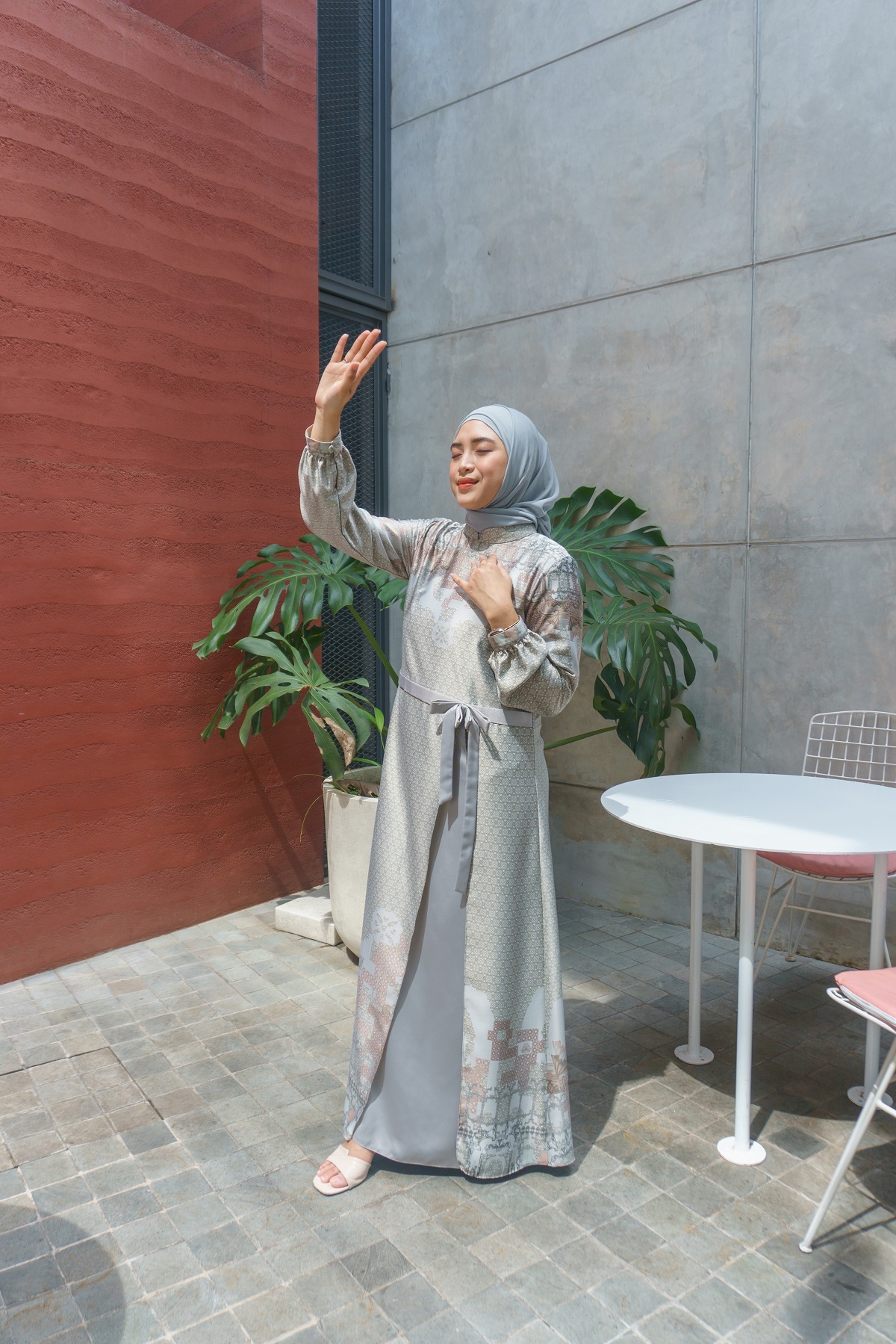 EPC Eddy P Chandra EPC Gamis Reisha - Glacier Grey - The Ethnic Series