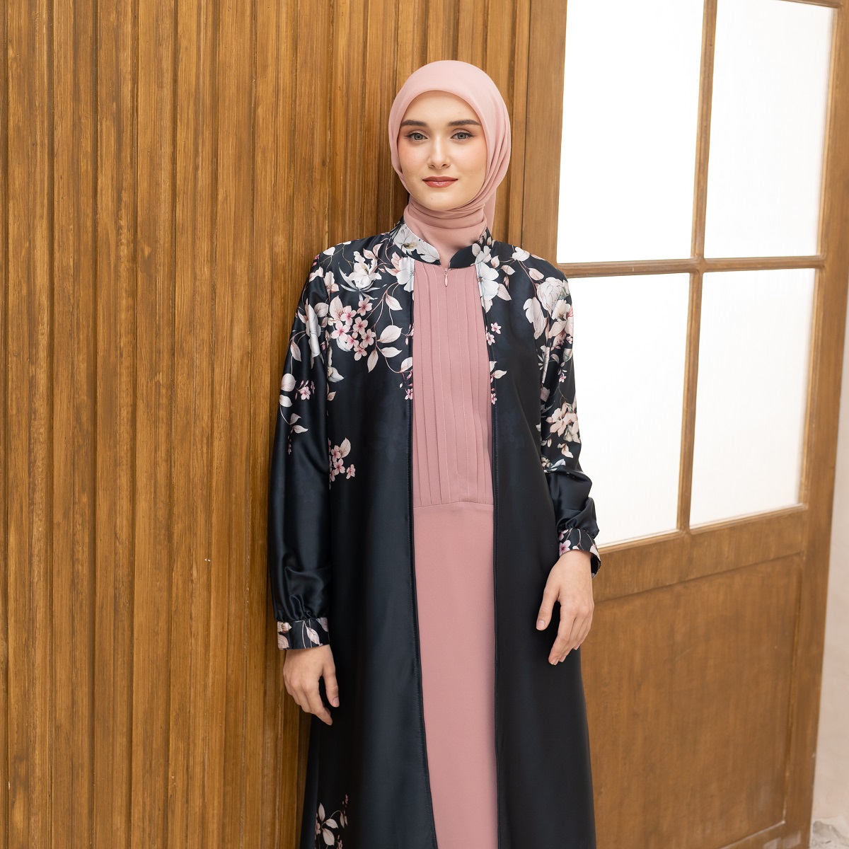 EPC Eddy P Chandra EPC Gamis Elvara - Obsidian Pink - The Ethnic Series