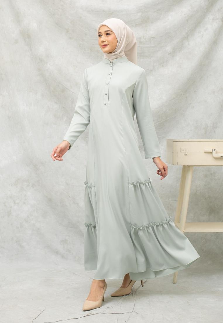 EPC Eddy P Chandra EPC Gamis Malika - Mint Green - Essential Collection