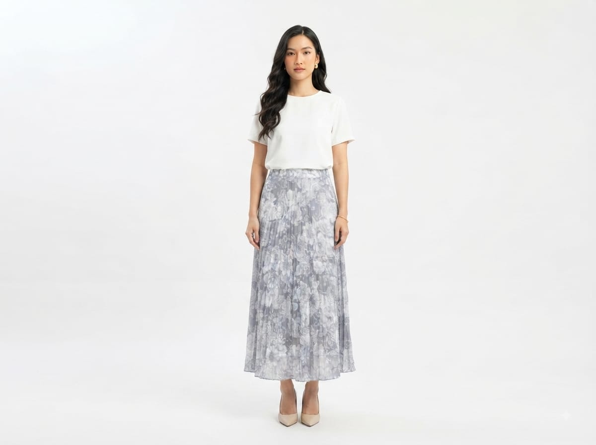 Eprise Skirt Maxi Blue AP1541 | Rok Wanita