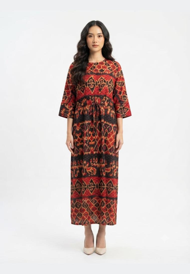 Eprise Gamis Lengan 3/4 Terracotta AP1106 | Gamis Wanita