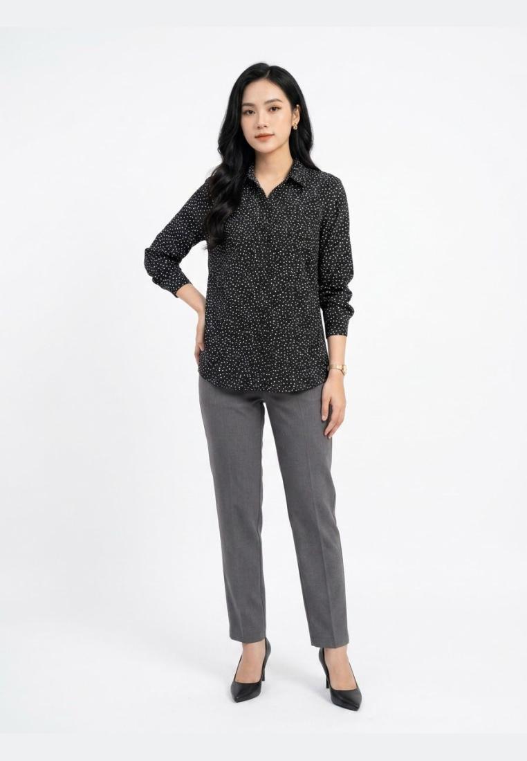 Eprise Top Lengan Panjang Black BT138C | Blouse Wanita