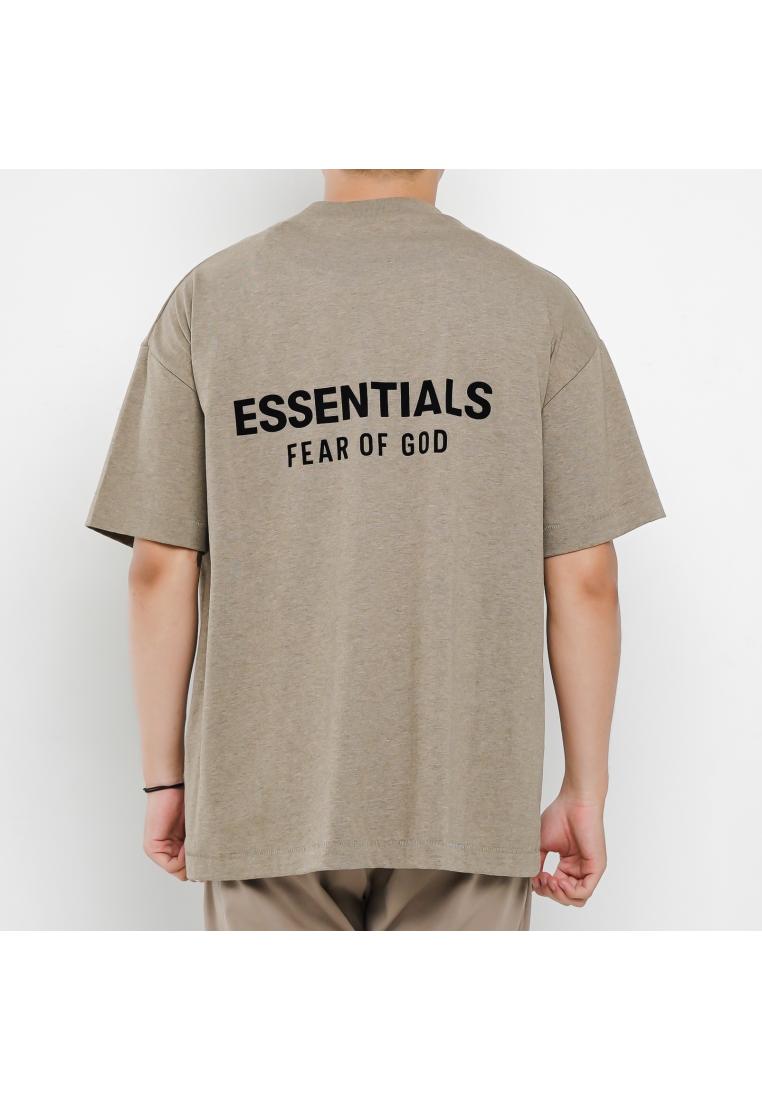 ESSENTIALS Kaos ESSENTIALS CLASSIC FIT RUBBER GREY TSHIRT 100% ORIGINAL