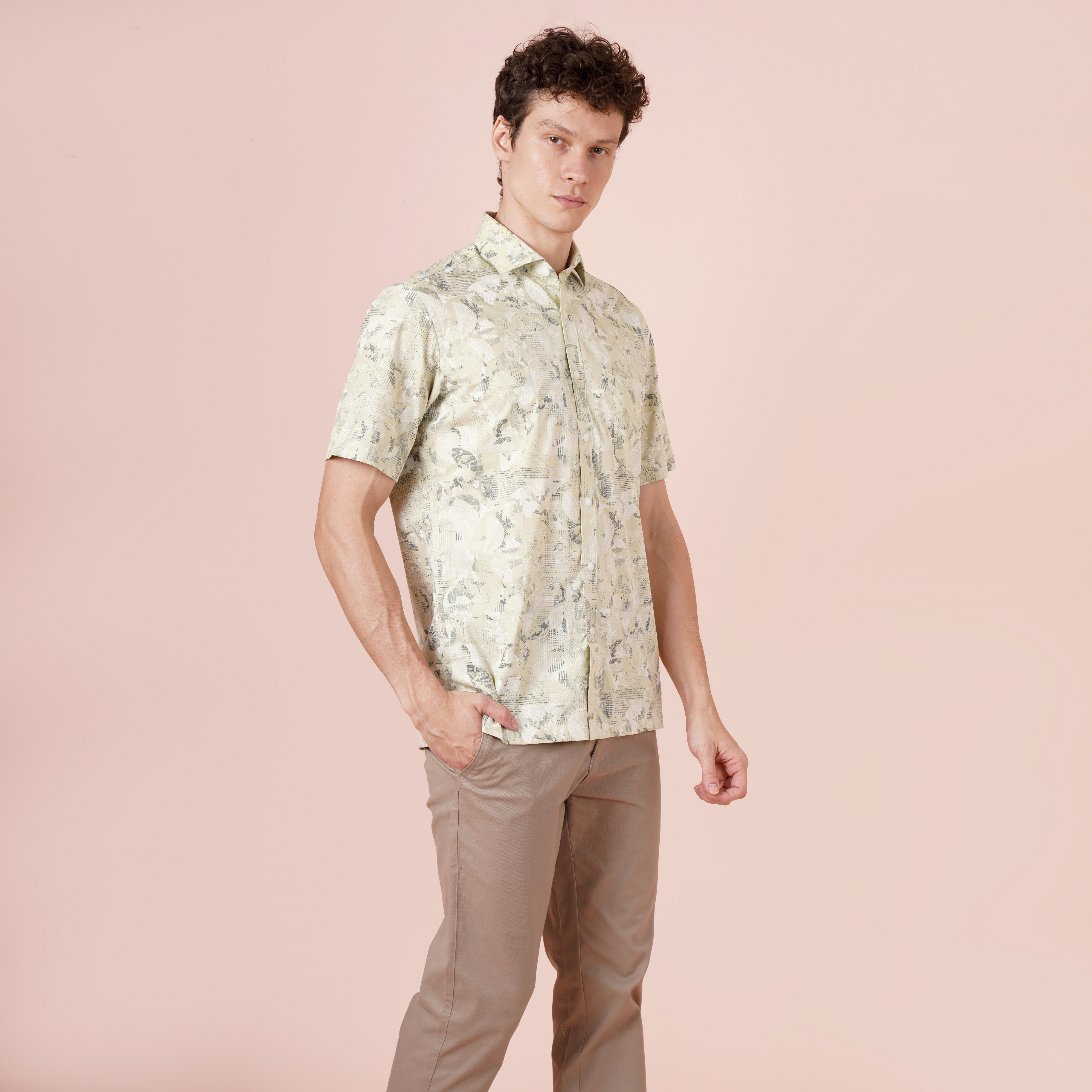 ETHAN WHITE Kemeja Pria Polo Ethan White Lonriu Red