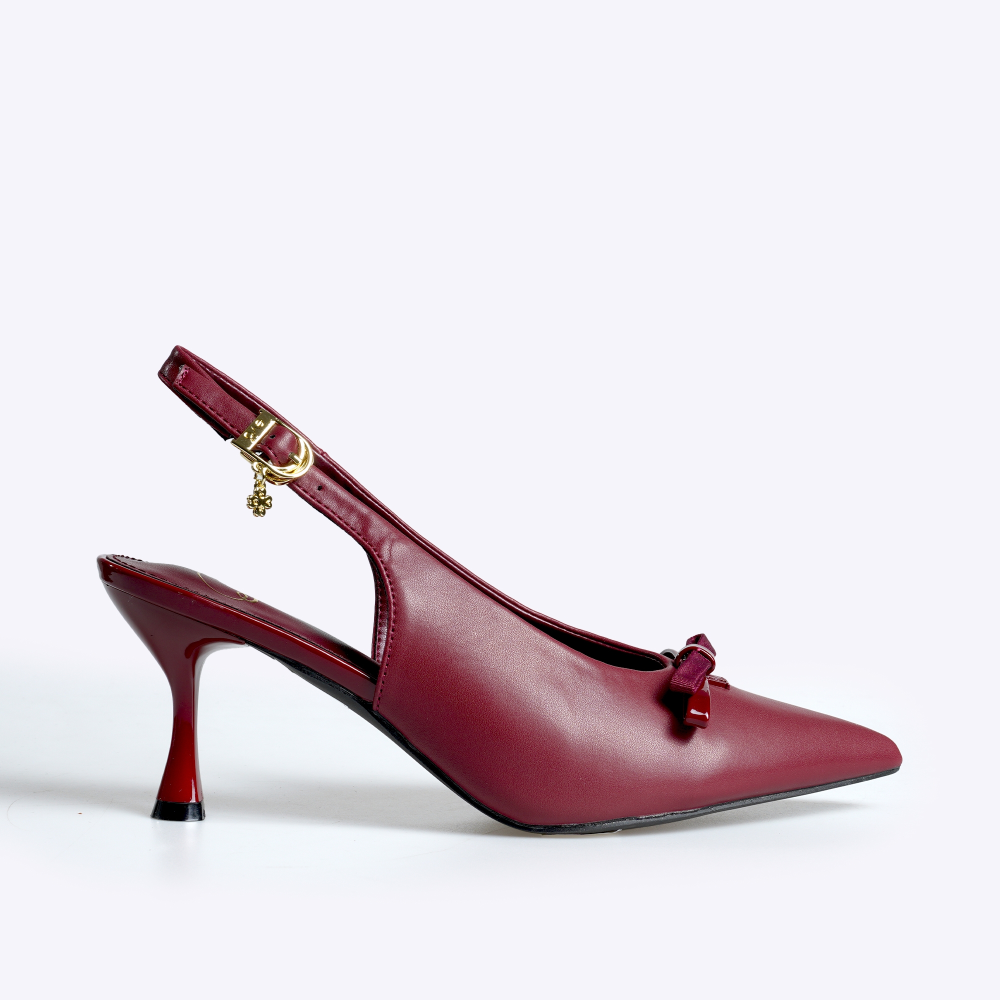 evb* MAYLEE (Maroon) - Women's Slingback Heels