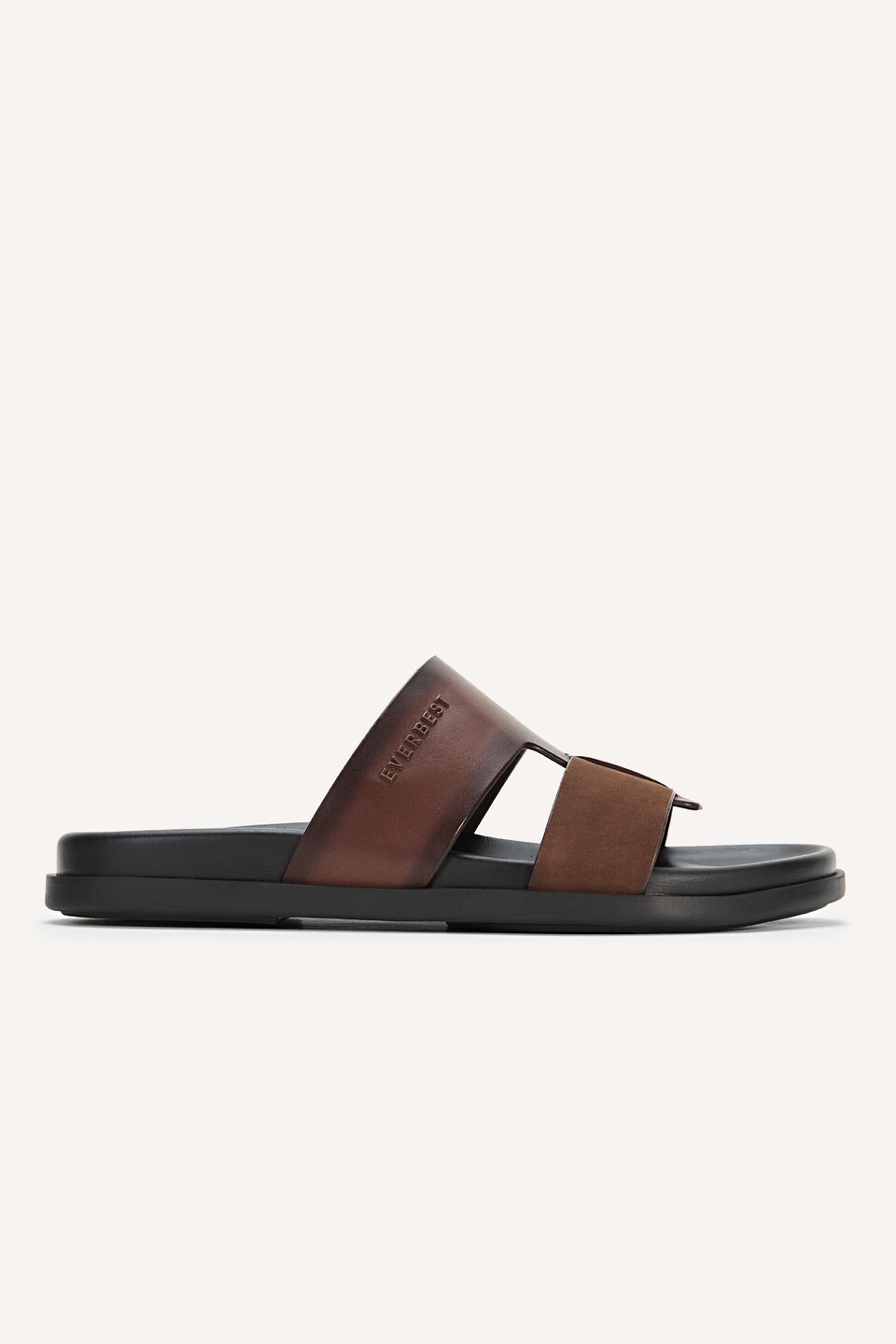 EVERBEST LUTS (Black) - Men's Slip-On Sandals