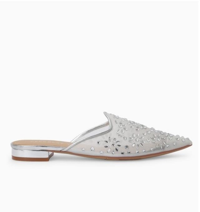 EVERBEST NAROLIN (Silver) - Sandal Mules Wanita
