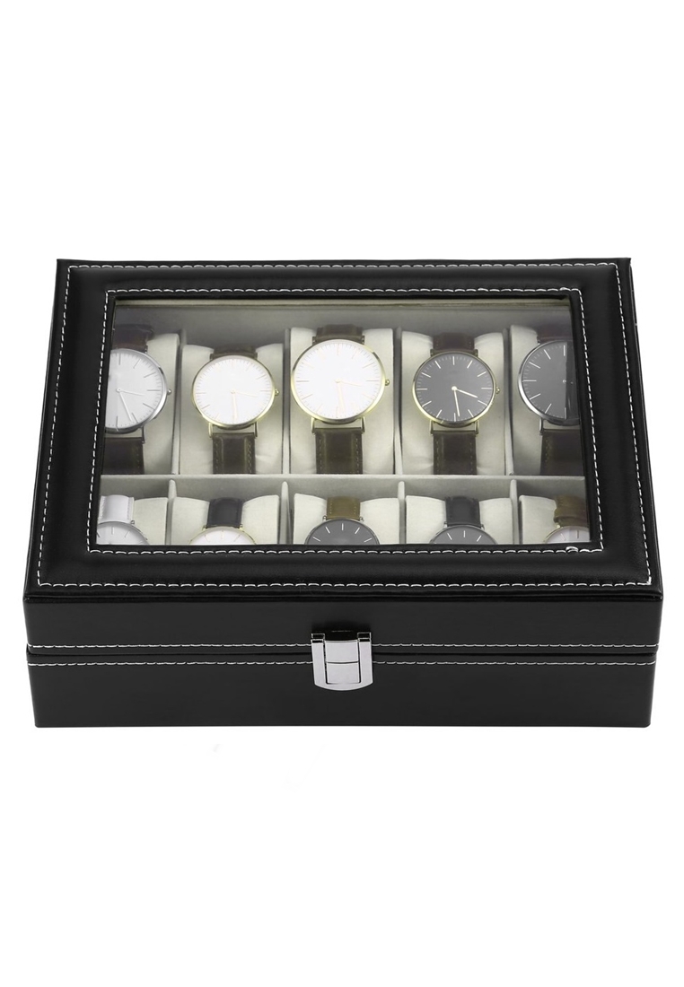 Evernoon Box Watch Kotak Jam Tangan Luxury 10 Slot Secure Lock
