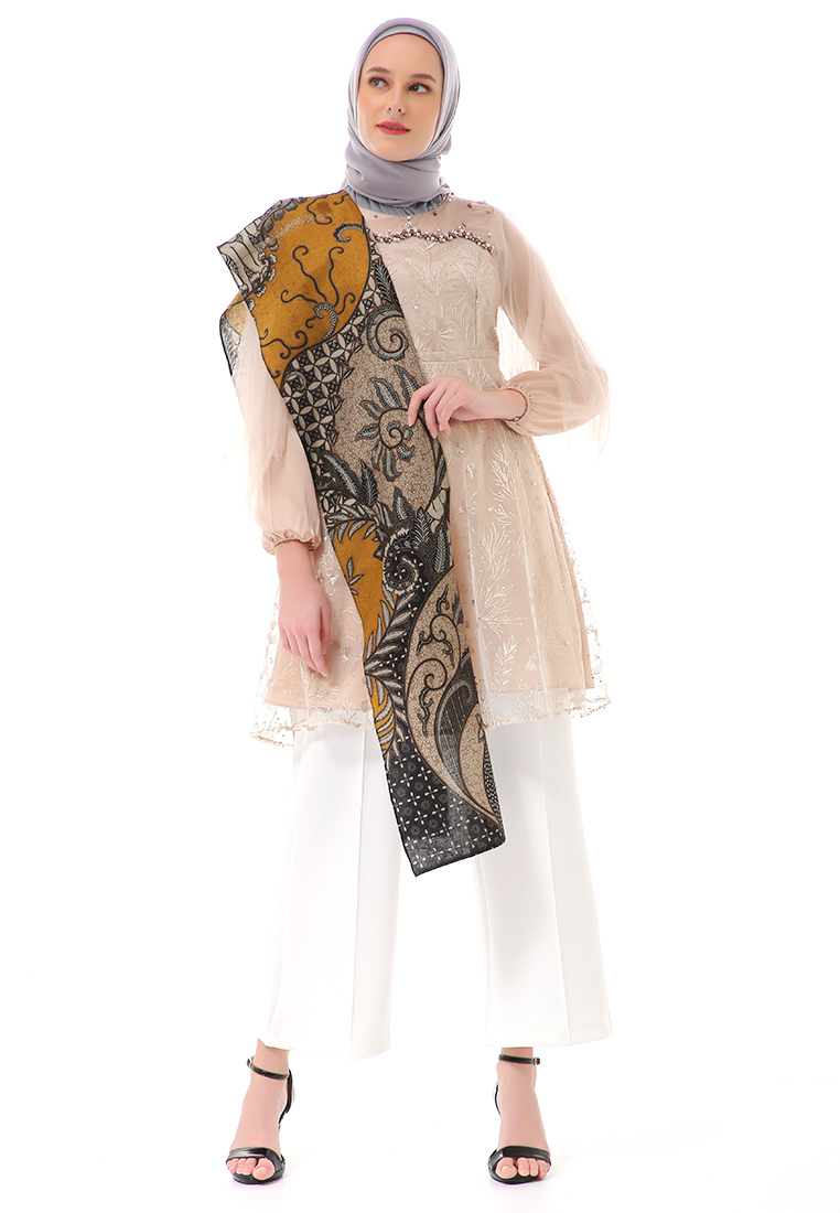 Evernoon Bulan Tunik Atasan Wanita Series Couple Batik Lengan Panjang  Premium Style Couple Series H