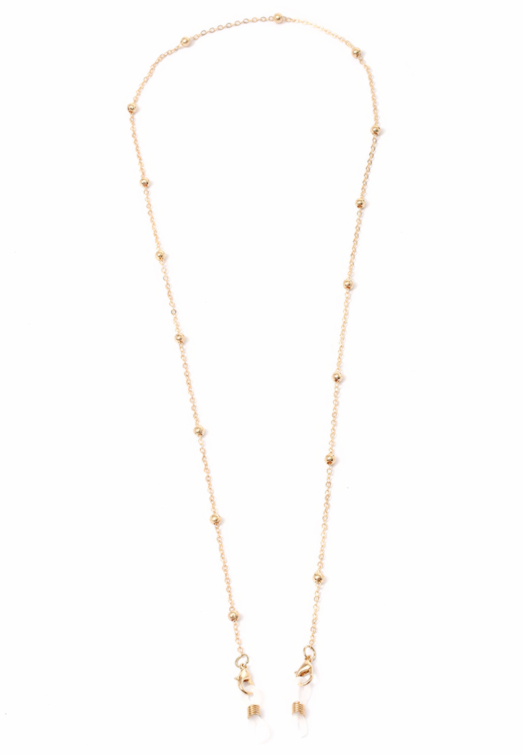 Evernoon Necklace Strap Masker Aksesoris Fashion Wanita Elegant Premium Quality - Gold