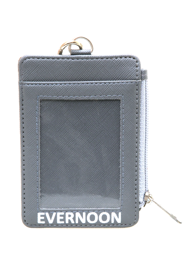 Evernoon Siska Name Tag Seleting ID Card Desain Simple Premium Quality - Abu